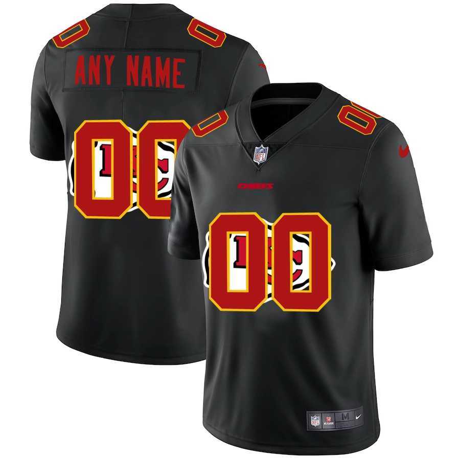 Nike Kansas City Chiefs Customized Men's Team Logo Dual Overlap Limited Jersey Black,We sell and wholesale Nike Kansas City Chiefs Customized Men's Team Logo Dual Overlap Limited Jersey Black on line form chian!